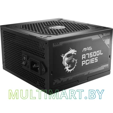 Блок питания MSI MAG A750GL PCIE5 750W (306-7ZP8B11-CE0) картинка 2